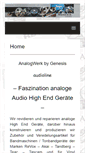 Mobile Screenshot of genesis-audioline.de